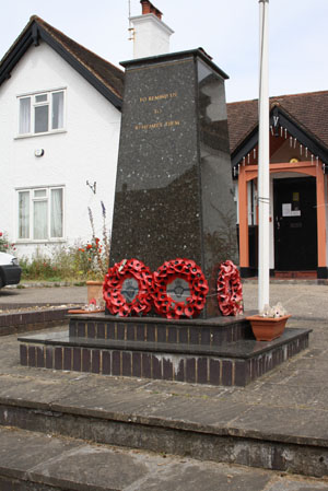 The War Memorial in Townend, Caterham-on-the-Hill. Photo by Emma Berry